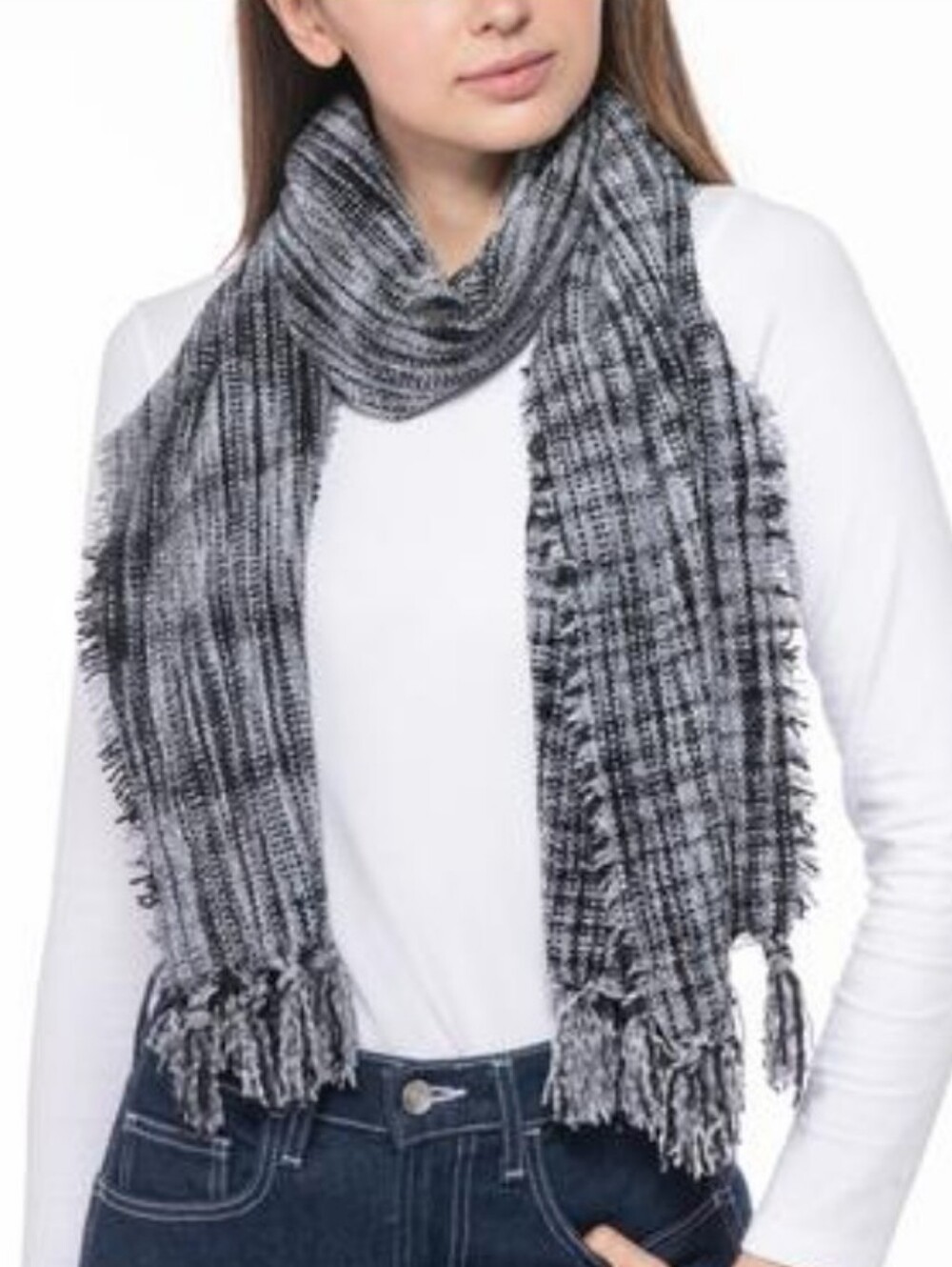 Charter Club Spacedye Chenille Wrap Scarf, Created for Macy's. Gift NWT